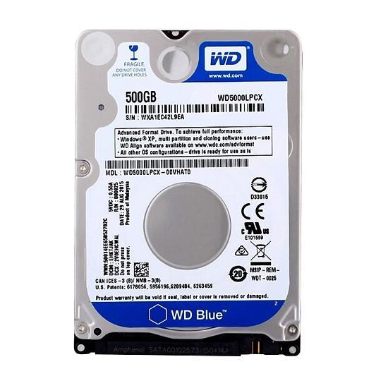 Ổ cứng HDD 2.5" Notebook WD Blue WD5000LPCX 500GB