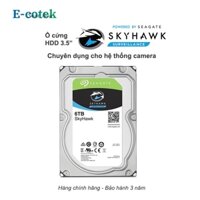 Ổ cứng HDD 3.5" Camera SEAGATE SkyHawk 6TB SATA 5400RPM 256MB - ST6000VX001