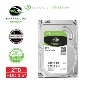 Ổ Cứng HDD 3.5" Seagate BarraCuda 2TB SATA 7200RPM 256MB Cache (ST2000DM008)