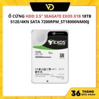 Ổ cứng HDD 3.5" SEAGATE EXOS X18 18TB 512E/4KN SATA 7200RPM_ST18000NM00J