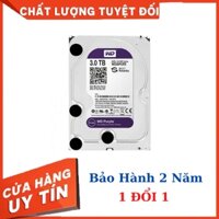 Ổ Cứng HDD 3TB Western WD Purple WD30PURZ 3TB 3.5" SATA 3/ 64MB dòng ổ cứng chuyên dụng cho camera