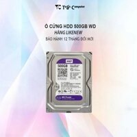 Ổ cứng HDD 500GB Western tím hàng bảo hành 24 tháng