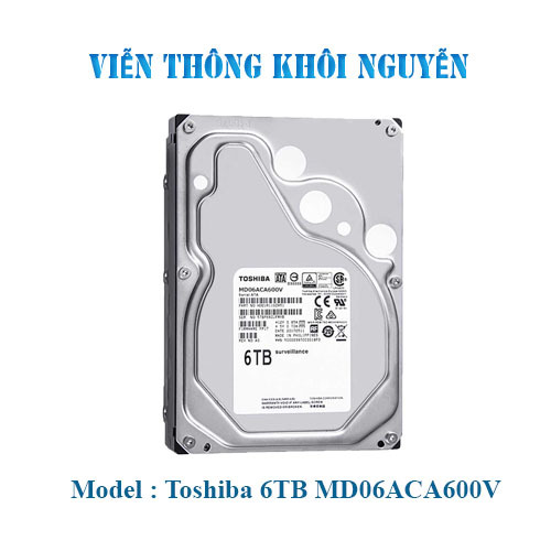 Ổ cứng HDD Camera Toshiba 6TB MD06ACA600V