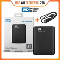 Ổ Cứng HDD Di Động WD ELEMENTS 2TB 2.5” Usb 3.0