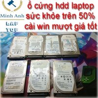 ổ cứng hdd laptop 160gb 250gb 320gb 500gb cũ sức khỏe trên 50%