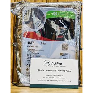 Ổ Cứng HDD Seagate Ironwolf Pro 18TB 3.5 inch SATA3 256MB Cache 7200RPM Mã sản phẩm: ST18000NE000