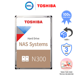 Ổ cứng HDD Toshiba N300 10TB HDWG11AUZSVA