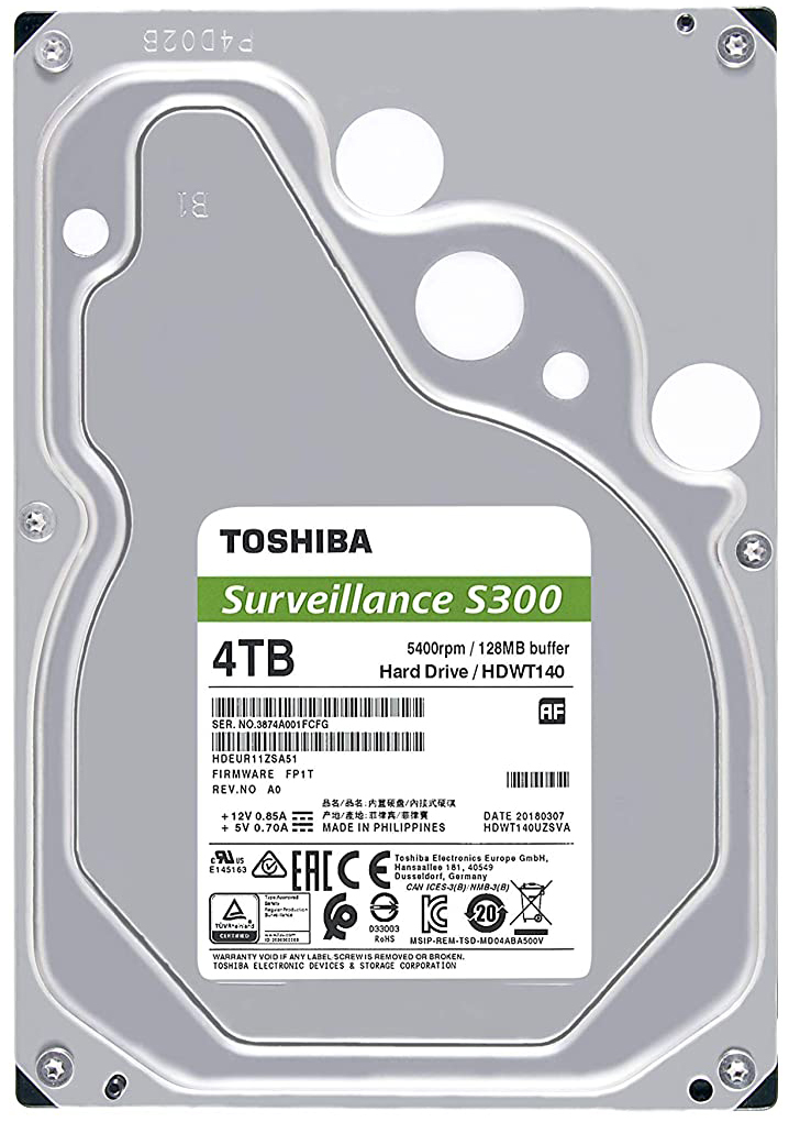 Ổ cứng HDD Toshiba S300 Surveillance HDWT140UZSVA 4TB