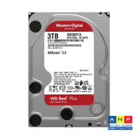 Ổ cứng HDD WD 3TB Red Plus 3.5 inch, 5400RPM, SATA, 128MB Cache (WD30EFZX)