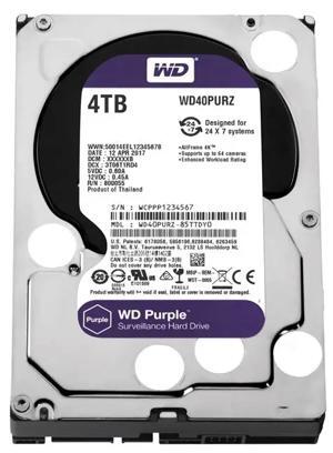 Ổ cứng HDD WD 4TB WD40PURZ