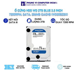 Ổ cứng HDD WD Blue 2TB WD20EZBX