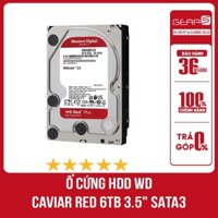 Ổ cứng HDD WD Caviar Red 6TB 3.5" SATA3 - Bảo hành 36 tháng