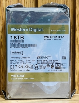Ổ cứng HDD WD Gold 18TB WD181KRYZ