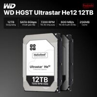 Ổ Cứng HDD WD HGST Ultrastar He12 12TB (HUH721212ALE600 | 7200 RPM SATA-6Gb/S 3.5)