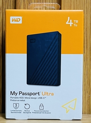 Ổ cứng HDD WD My Passport Ultra WDBFTM0040BSL-WESN 4TB