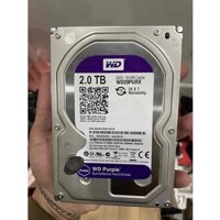 Ổ cứng HDD WD Purple 2TB 3.5 inch, 5400RPM, SATA (WD20PURZ) Hàng Công Ty