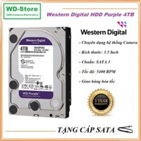 Ổ cứng HDD WD Purple 4TB hàng chính hãng