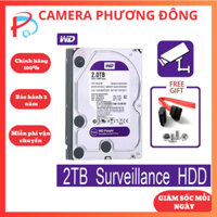 Ổ Cứng HDD WD Purple™ (Tím) 2Tb WD20PURZ - 1Tb WD10PURZ, Sata III/64MB/3.5 " - Hàng chính hãng