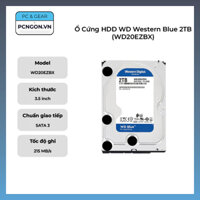 Ổ Cứng HDD WD Western Blue 2TB (WD20EZBX)