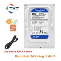 Ổ Cứng HDD Western Blue 1TB 7200RPM 3.5 inch Chính Hãng