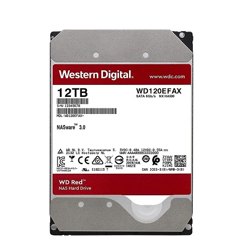 Ổ cứng HDD Western Digital Red 12TB WD120EFAX