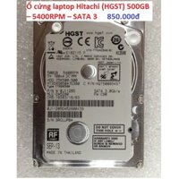 Ổ cứng laptop Hitachi (HGST) 500GB – 5400RPM – SATA 3.