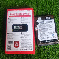 Ổ cứng laptop, máy tính bàn SSD 128GB, HDD 500GB bảo hành 1 năm