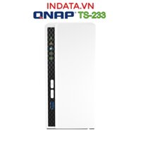 Ổ cứng mạng NAS QNAP TS-233 CPU ARM Cortex-A55 2.0GHz, RAM 2GB, LAN 1Gbps, 2 bay, hàng chính hãng