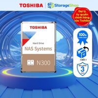 Ổ cứng mạng Nas Toshiba N300 3.5 inch 4TB/ 6TB/ 10TB/12TB chính hãng
