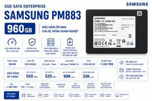 Ổ cứng máy chủ SSD Enterprise Samsung PM883 960GB