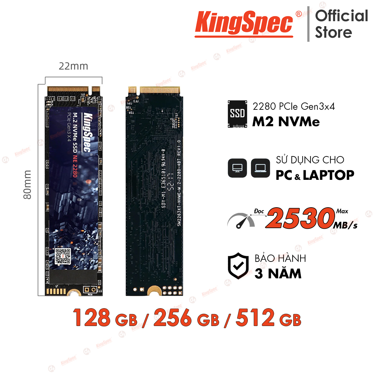 Ổ cứng máy tính Kingspec NE-128