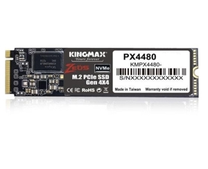 Ổ cứng máy tính SSD Kingmax Zeus PX4480 2TB M.2 2280 PCIe NVMe Gen 4x4 (Đọc 5000MB/s - Ghi 2500MB/s) KM2TBPX4480