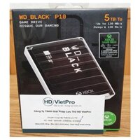 Ổ Cứng Ngoài 5TB WD Black P10 WDBA3A0050BBK-WESN