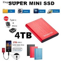 Ổ Cứng Ngoài HDD 4tb Cho Máy Tính  Di Động - Blue, Blue