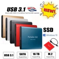 Ổ Cứng Ngoài M.2 SSD 500GB USB3.1 2TB 4TB 8TB SSD Tốc Độ Cao Cho Laptop