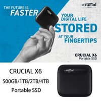 Ổ Cứng Ngoài SSD X6 500GB / 1T / 2T / 4T 540MB / s USB 3.2