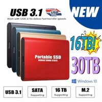 Ổ Cứng Ngoài Tốc Độ Cao 2022 500GB 2TB 4TB 8TB USB3.1 SSD 2.5 Inch SSD 16TB Cho Laptop PS4