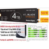 Ổ cứng SN850X 4TB WD BLACK Gen4 x4 NVMe -Bản nâng cấp của SN850 -  ổ gốc của PS5, SSD vượt SAMSUNG 990 PRO ở MỌI TEST