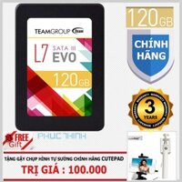 Ổ cứng SSD 120GB Team L7 EVO Sata III + Gậy chụp hình selfie (màu ngẫu nhiên) - Chính hãng