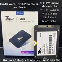 Ổ cứng ssd 128gb Cài đặt sẵn windows office 2019 2016 2010 2007 2003