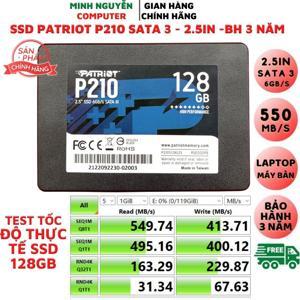 Ổ Cứng SSD 128GB Patriot P210 SATA 3 Internal Solid State Drive 2.5inch Mã sản phẩm: P210S128G25