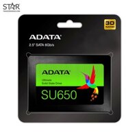 Ổ cứng SSD 240G Adata SU650 Sata III 6Gb/s TLC (ASU650SS-240GT-R)