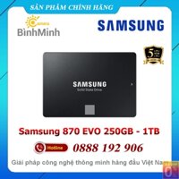 Ổ Cứng SSD 250GB 500GB 1TB 2TB Samsung 870 EVO 2.5 Inch SATA 3 (MZ-77E250BW / MZ-77E500BW / MZ-77E1T0W)