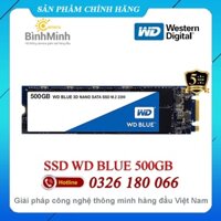 Ổ Cứng SSD 500GB 1TB 2TB WD Blue M2 SATA 2280 (WDS500G2B0B) Bảo Hành 5 Năm