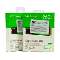 Ổ cứng SSD 960GB WD GREEN Gen3 x4 mã SN350 mới bảo hành hãng