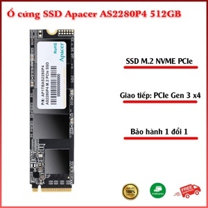 Ổ Cứng SSD Apacer AS2280P4 512GB M.2 PCIe Gen 3×4 AP512GAS2280P4-1