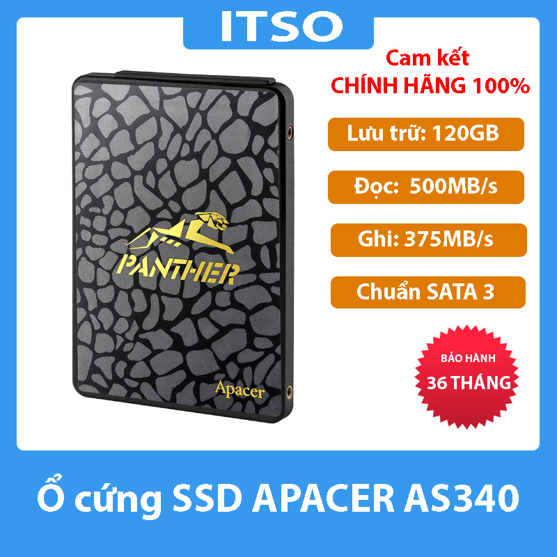 Ổ Cứng SSD Apacer AS340 120GB 2.5inch SATA III AP120GAS340G-1
