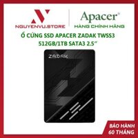 Ổ cứng SSD Apacer Zadak TWSS3 512GB1TB SATA3 2.5 - Hàng Chính Hãng - 512GB