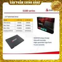 Ổ cứng SSD Biostar S100E 240GB Sata III - 2.5 Inch SATA 3 xịn bh 36 tháng [tặng kèm cáp Sata] CNS
