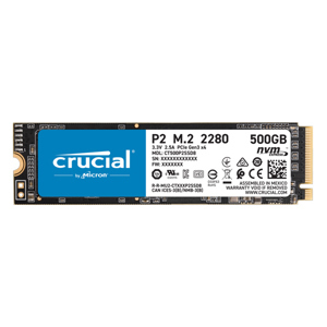 Ổ cứng SSD Crucial P2 500GB NVMe 3D-NAND M.2 PCIe Gen3 x4 CT500P2SSD8